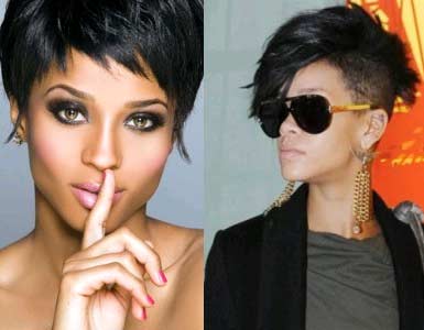 Photo of Ciara and Rihanna with new haircut and style