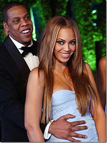 Photo of Jay-Z and pregnant wife Beyonce