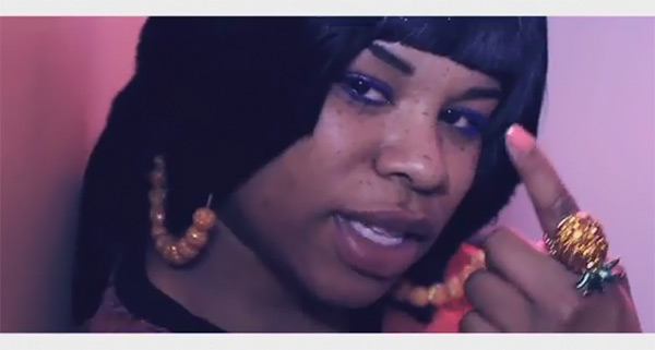 Photo - R&B singer/rapper Freckles in music video Candy Love