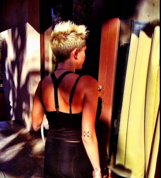 Photo of Miley Cyrus new tattoo