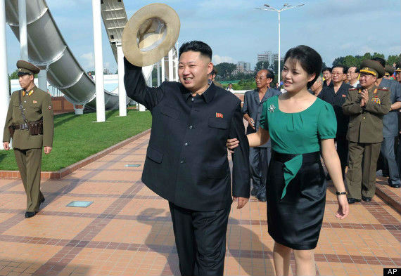 Photo of N Korea leader Kim Jong-un and wife Ri Sol-ju