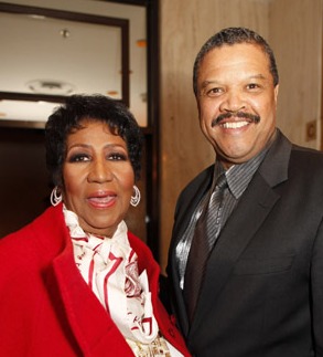 Photo of Aretha Franklin and fiance William 'Willie' Wilkerson