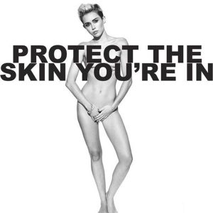 Miley Cryus Gets Naked For Protect Th Skin You're In Charity - Marc Jacobs