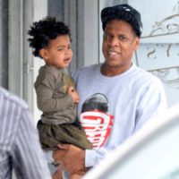 Blue Ivy with dad Jay-Z at Zoo for birthday