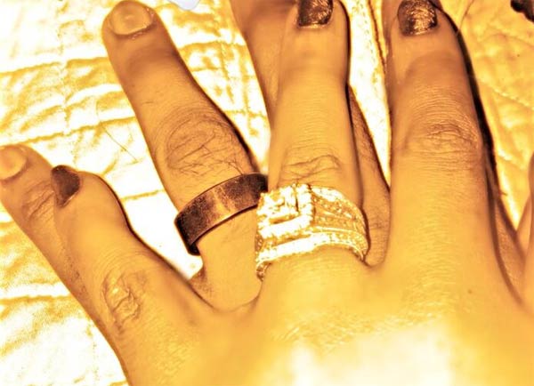 Bobbi Kristina Brown and Nick Gordon wedding rings
