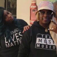 Memphis female rappers Gangsta Boo (right) La Chat (left)