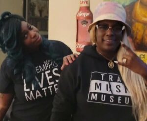 Memphis female rappers Gangsta Boo (right) La Chat (left)